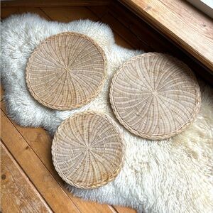 Vintage Woven Grass Trivets